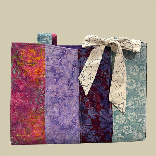 Envy Bag - Purple & Blue Tones with Purple Lining