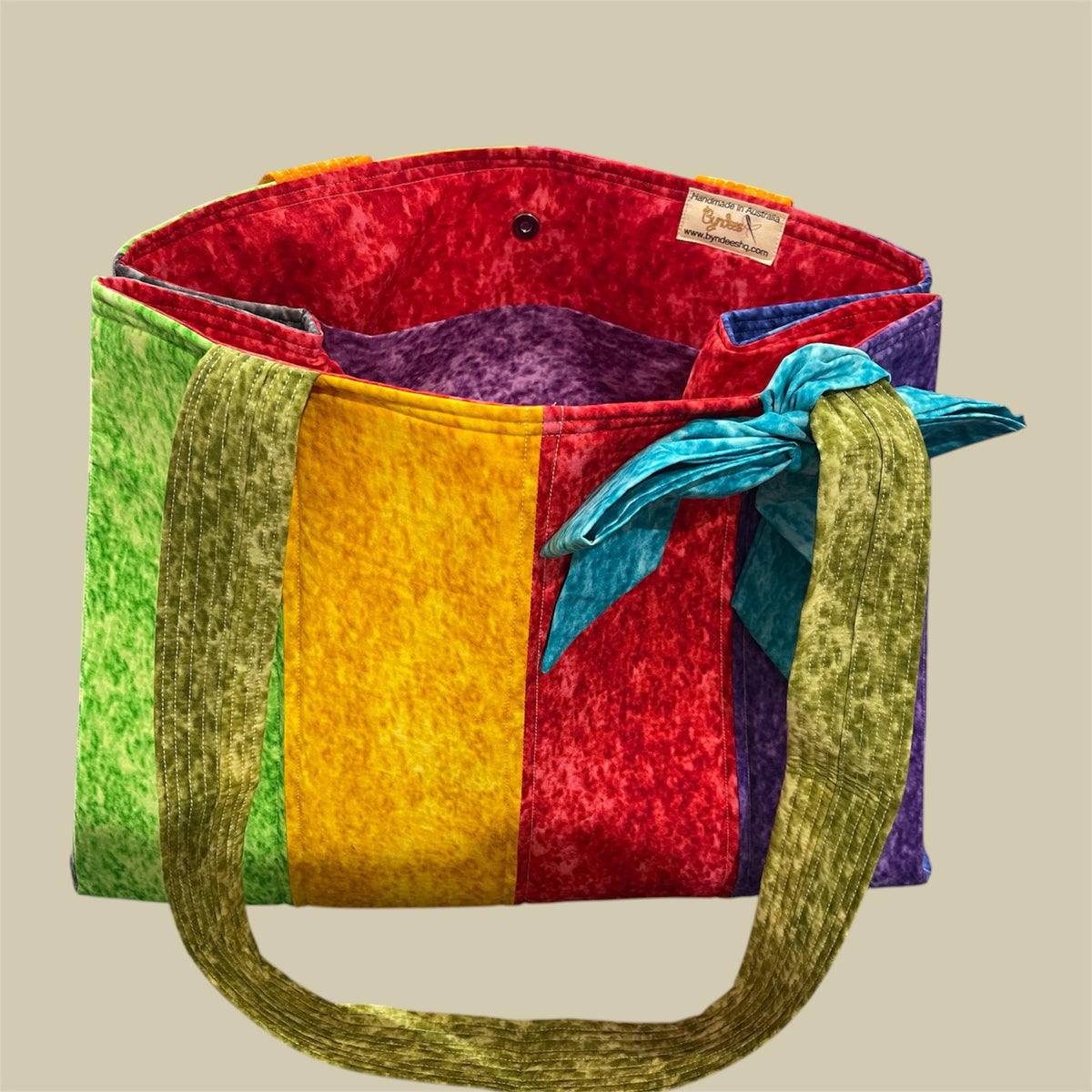 Envy Bag - Marble with Red Lining