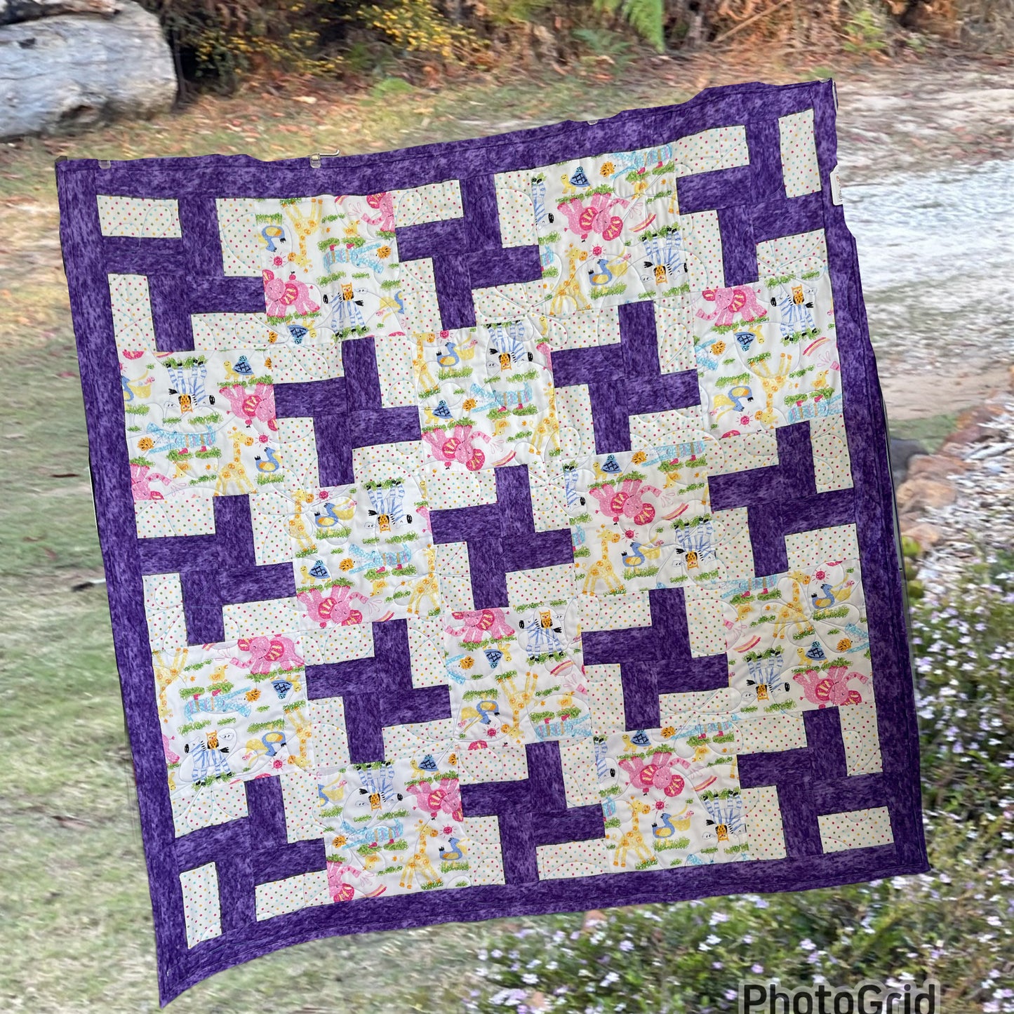 Double Twirl Quilt Finished Size 44" x 44" Approx