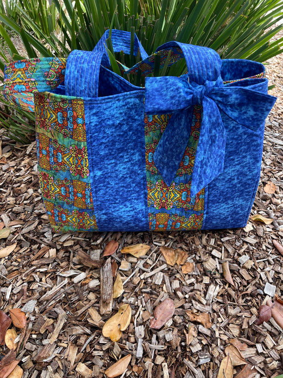 Envy Bag - Stained Glass Pattern with Blue Lining