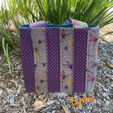 Totally Fun Bag - Dragonfly with Lite Blue Lining