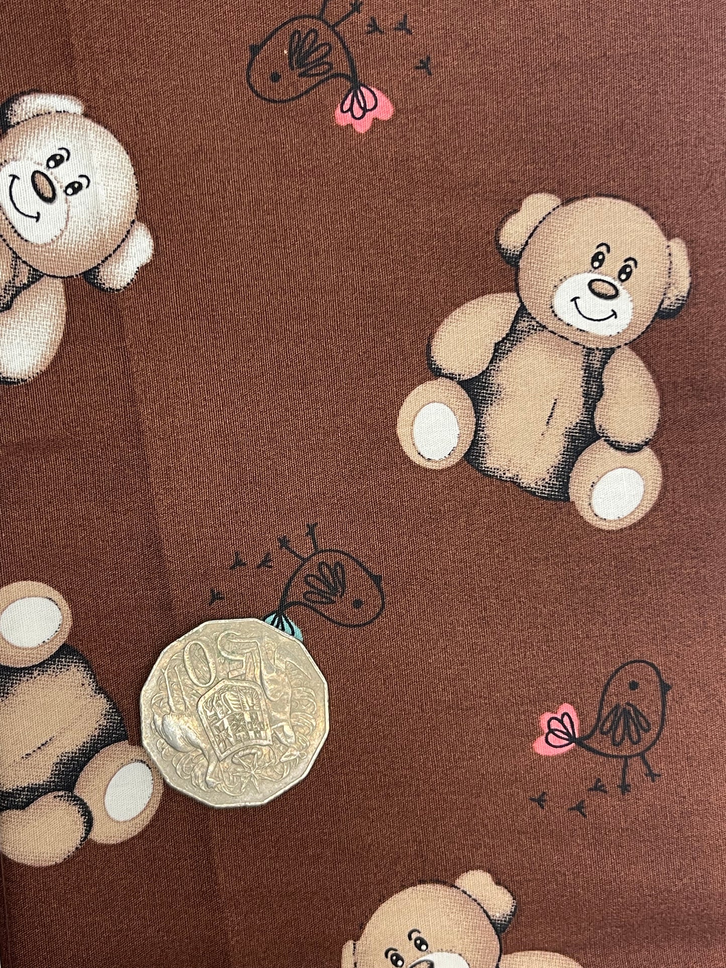 Teddy Bears on Brown