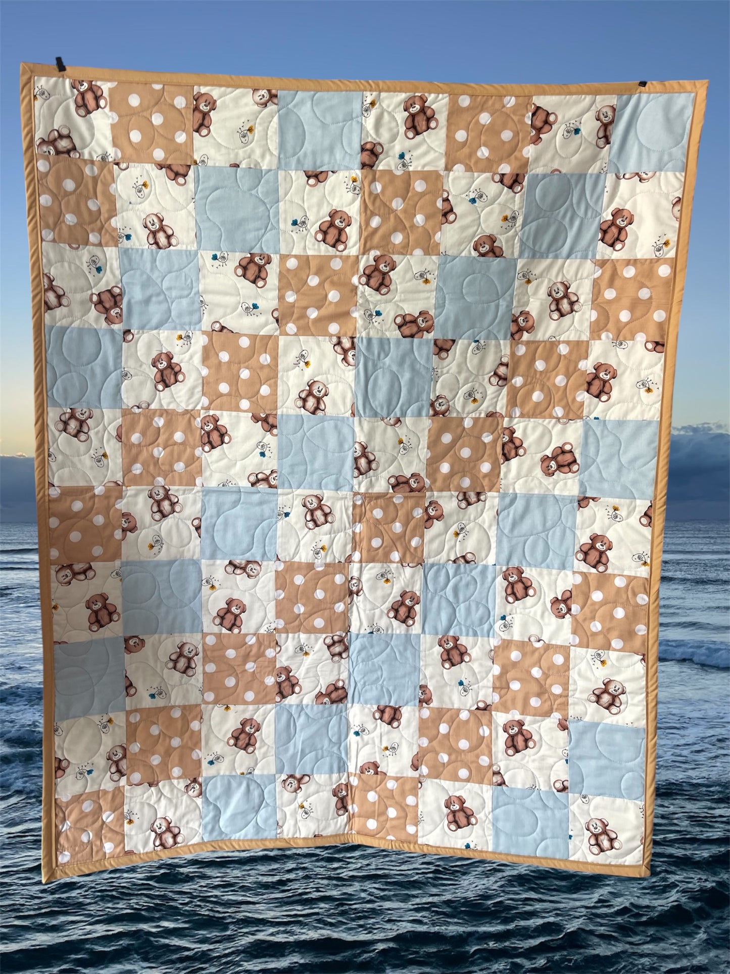 Stepping Stones Quilt Finished Size 34.5" x 42.5" Approx