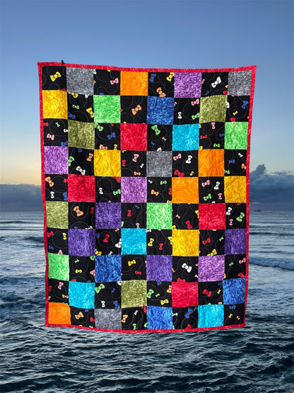 Stepping Stones Quilt Finished Size 34.5" x 42.5" Approx