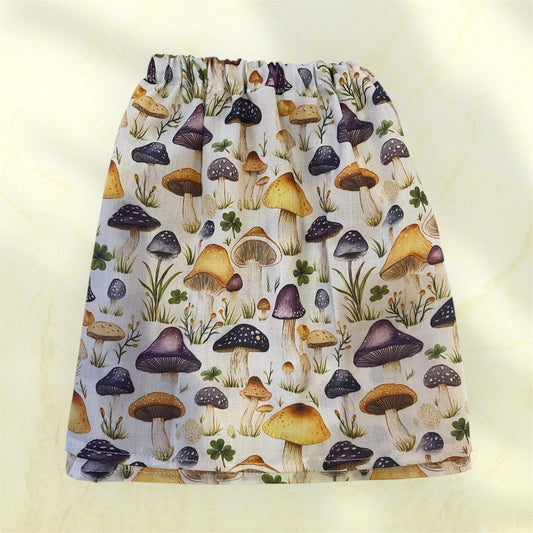 Sock Guards - Mushrooms on White Pair