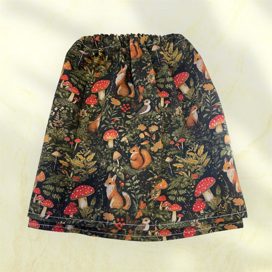 Sock Guards - Mushrooms on Green Pair
