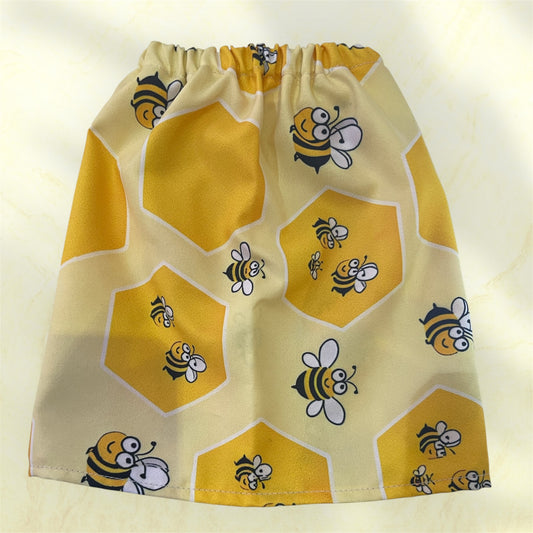 Sock Guards - Happy Bees on Yellow Pair