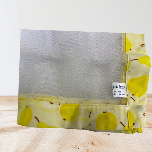 Food Net Cover  - Pears on Yellow