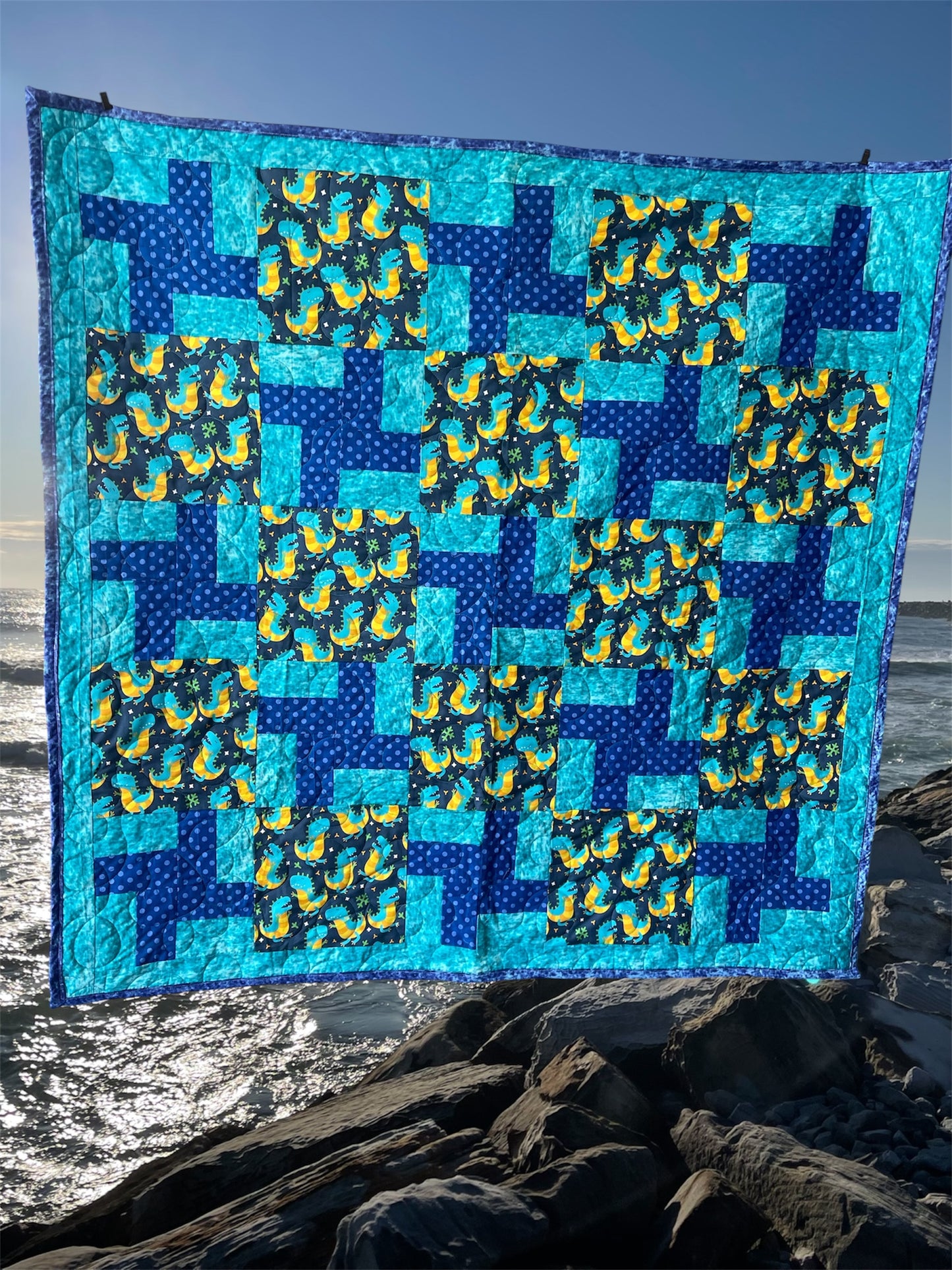 Double Twirl Quilt Finished Size 44" x 44" Approx