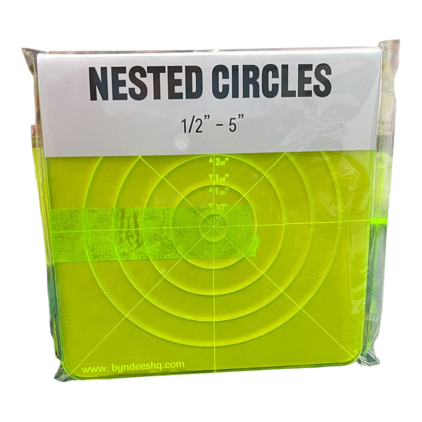 Nested Circle Set 1/2” - 5"