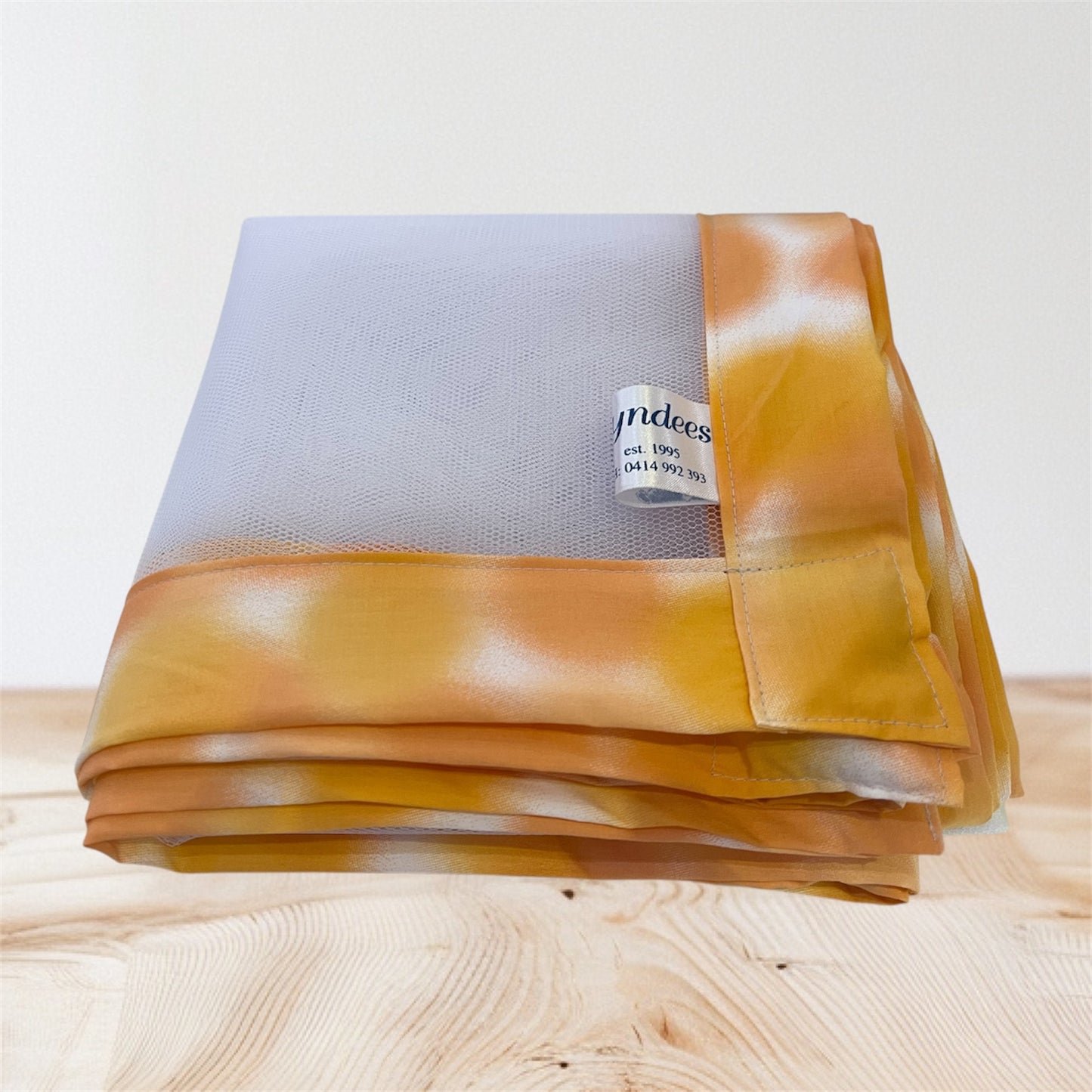 Food Net Cover  - Orange Wash Pattern