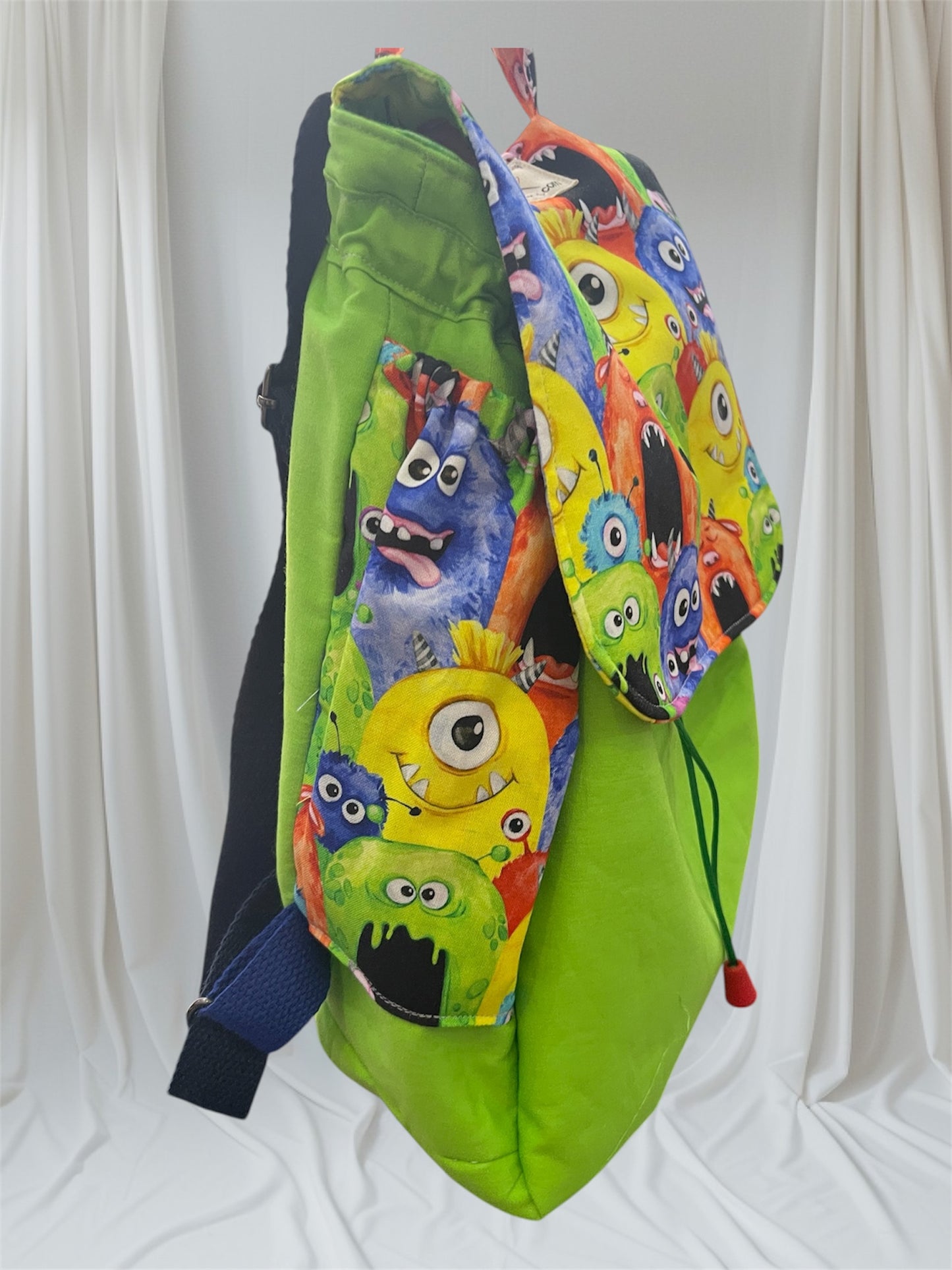 Toddler’s Backpack - Monsters with Green