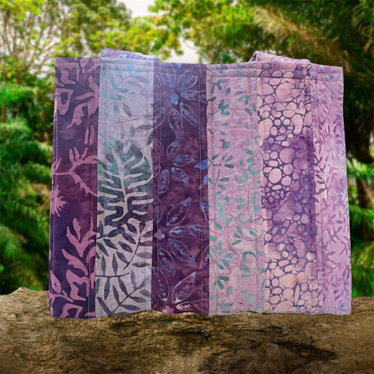 Totally Fun Bag - Purple Tones with Purple Lining