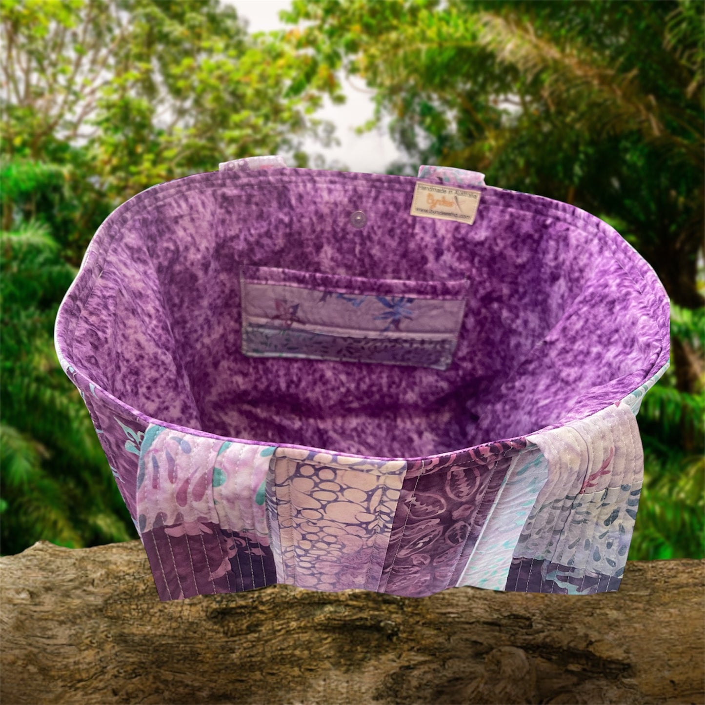 Totally Fun Bag - Purple Tones with Lilac Lining