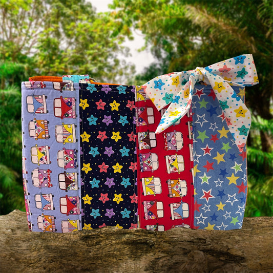 Envy Bag - Combies & Stars with Orange Lining