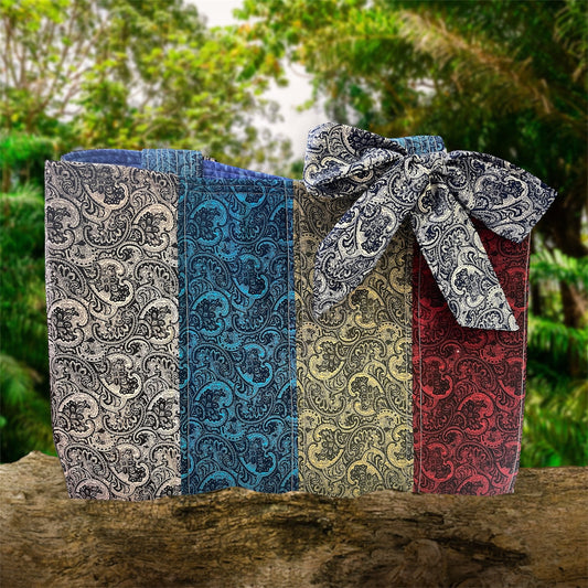 Envy Bag - Paisley with Blue Lining