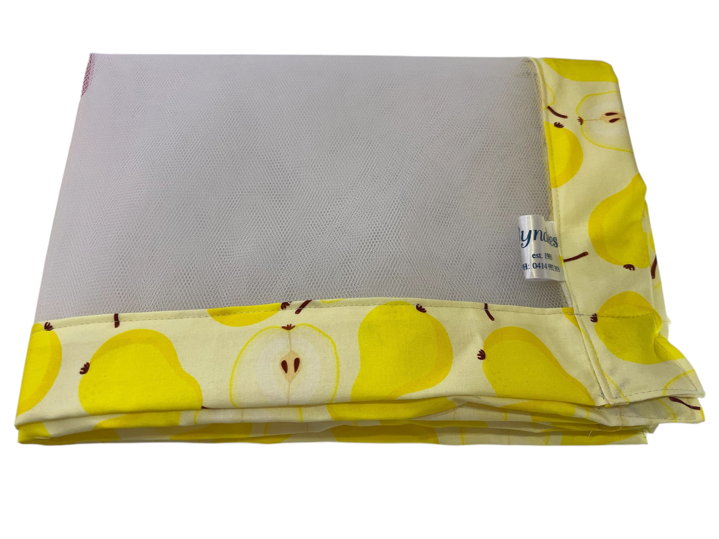 Food Net Cover  - Pears on Yellow