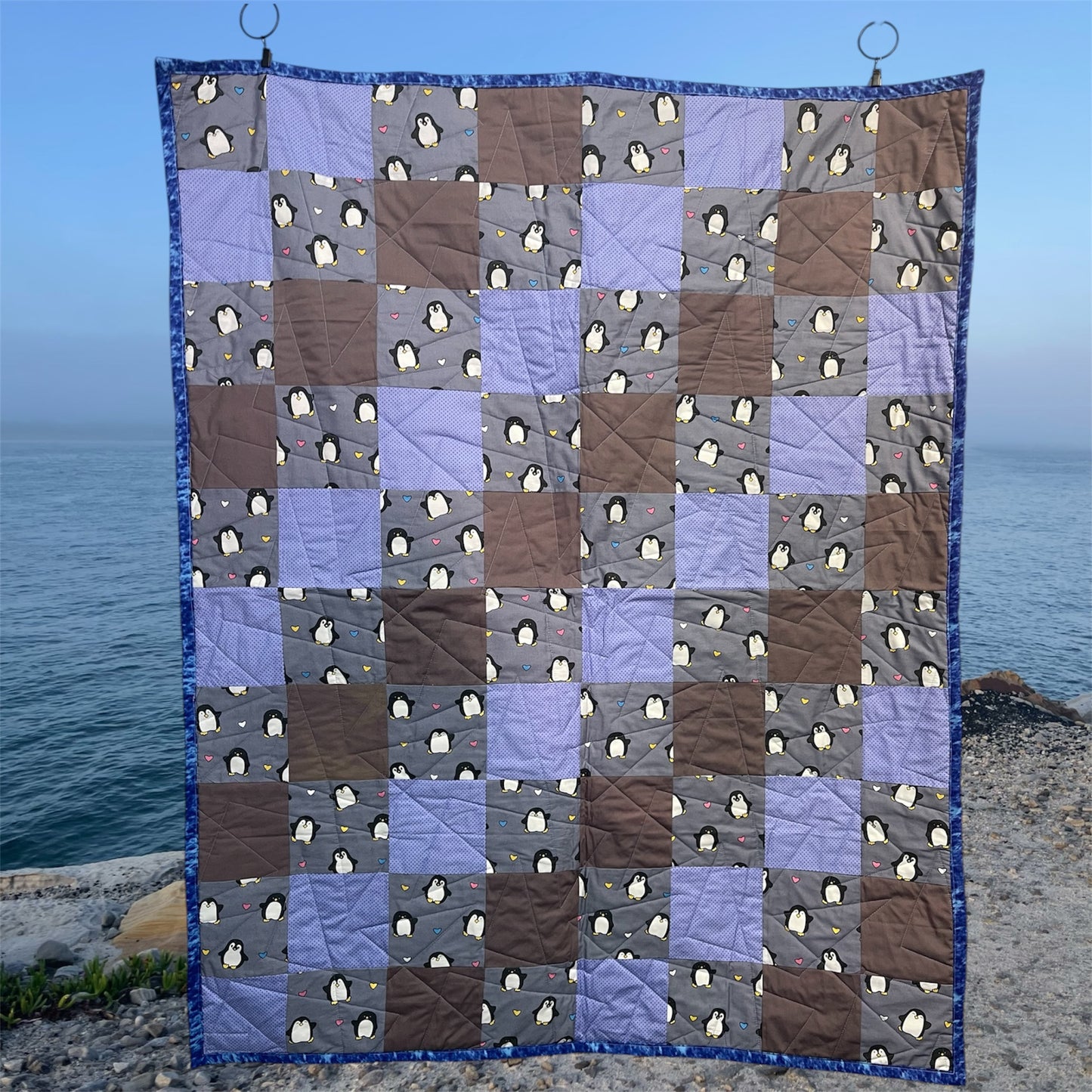 Stepping Stones Quilt Finished Size 34.5" x 42.5" Approx