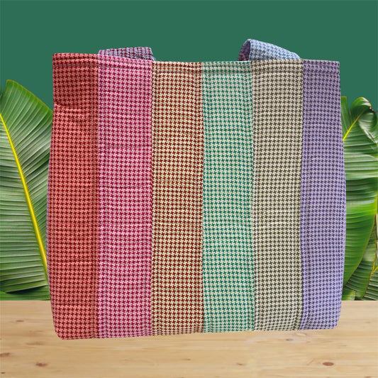 Totally Fun Bag - Pastel Stars with Lite Blue Lining