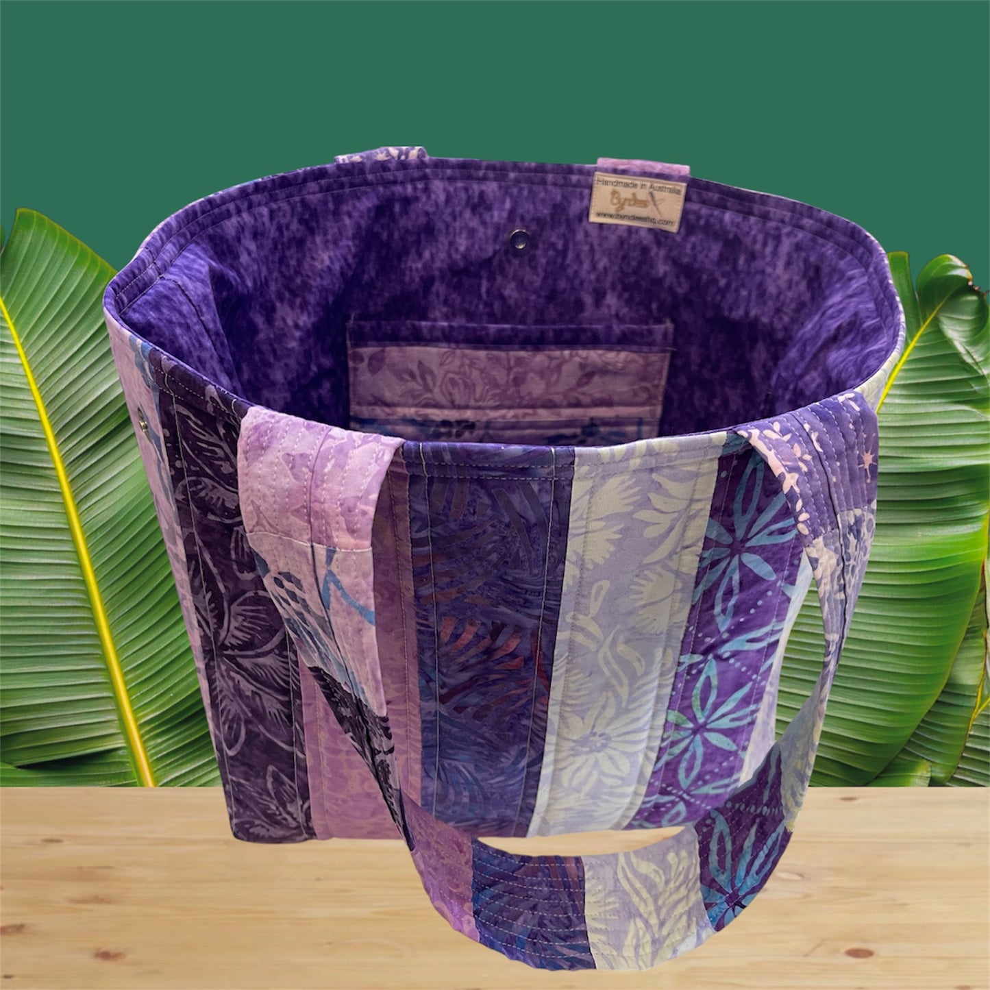 Totally Fun Bag - Purple Tones with Purple Lining