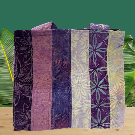 Totally Fun Bag - Purple Tones with Purple Lining