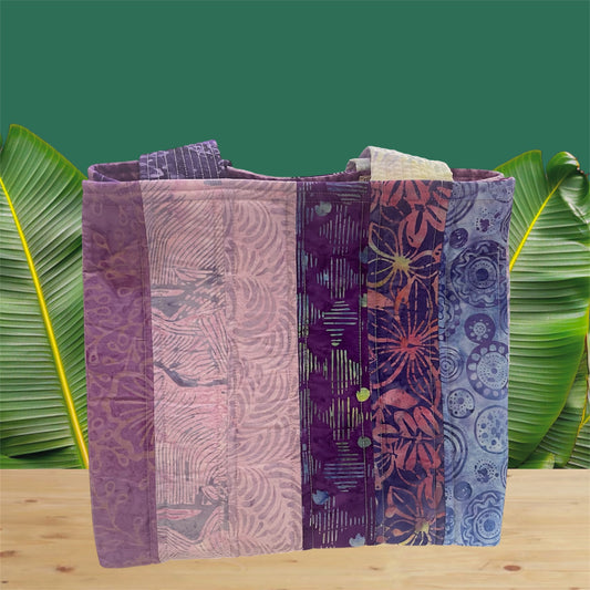 Totally Fun Bag - Purple Tones with Lilac Lining