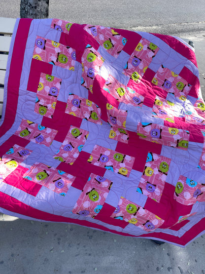 Double Twirl Quilt Finished Size 44" x 44" Approx