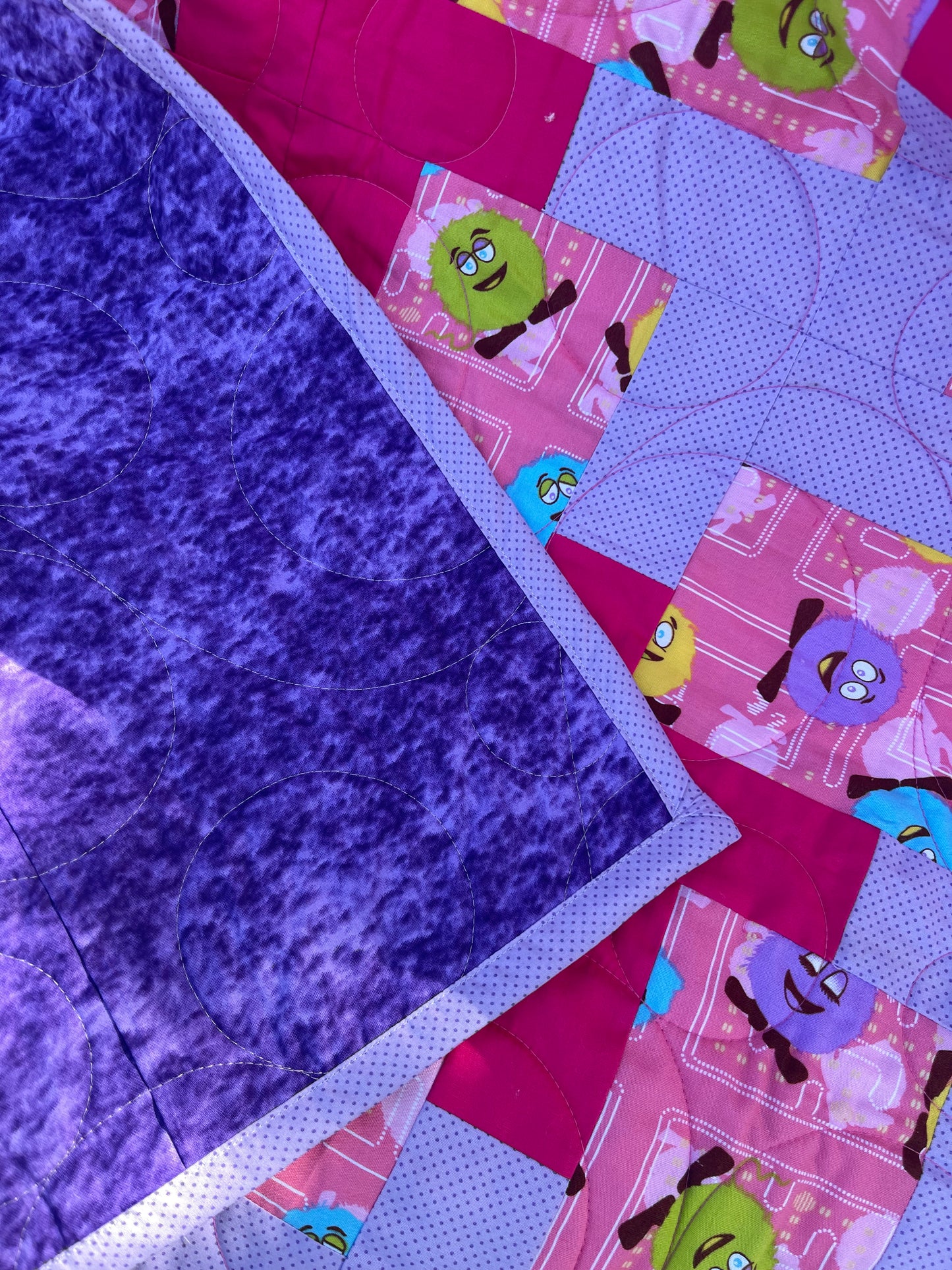 Double Twirl Quilt Finished Size 44" x 44" Approx