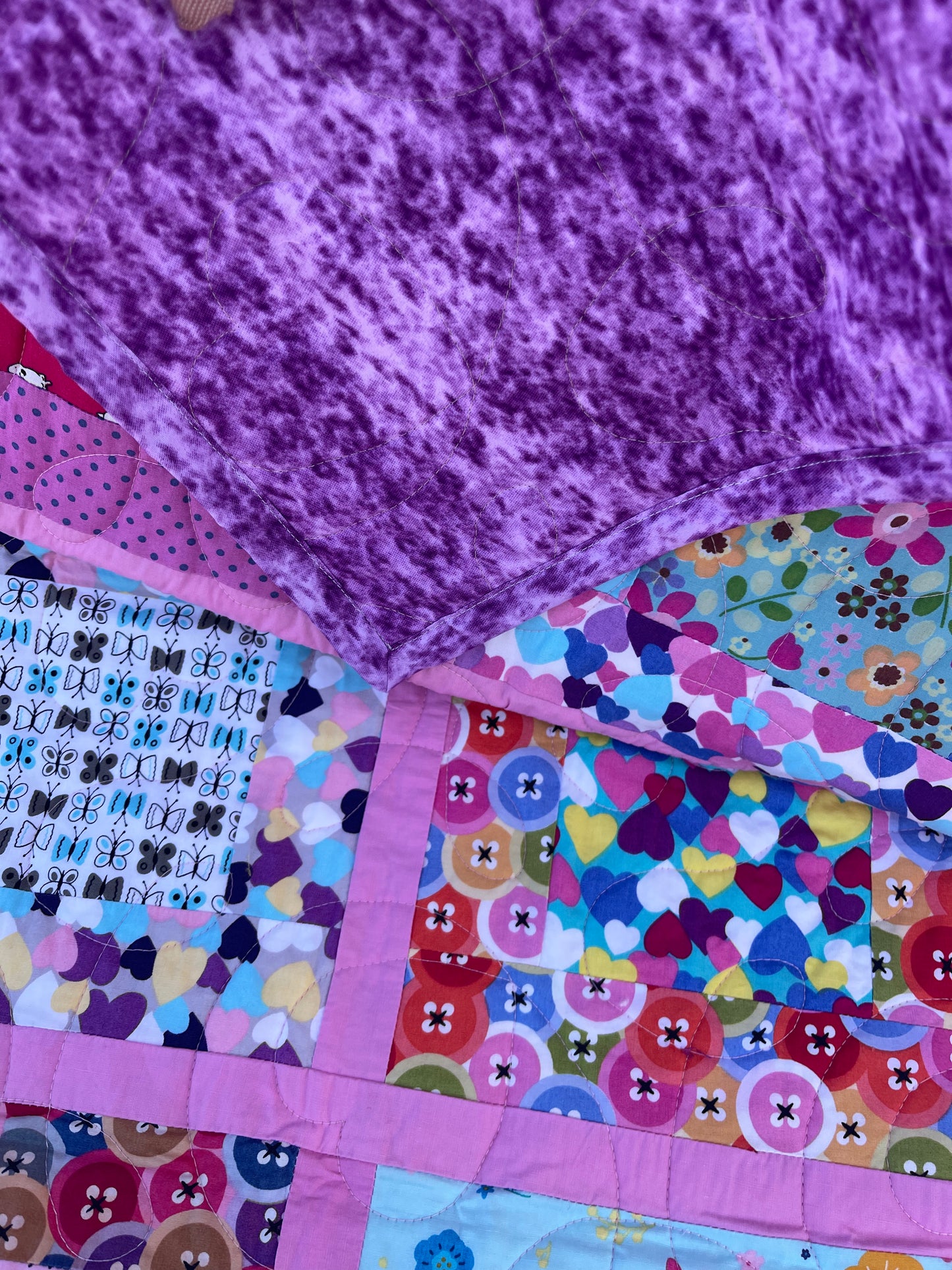 Bright Kids Quilts - 27.5" x 36" Approx