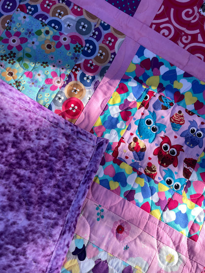 Bright Kids Quilts - 27.5" x 36" Approx