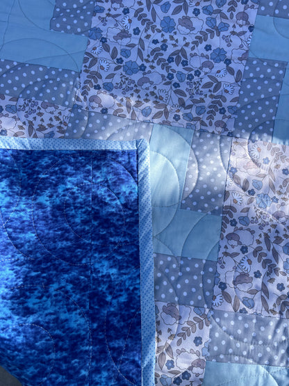 Double Twirl Quilt Finished Size 44" x 44" Approx