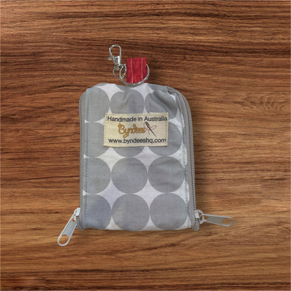 2 Pocket Zipper Keychain Purse - Collection 1