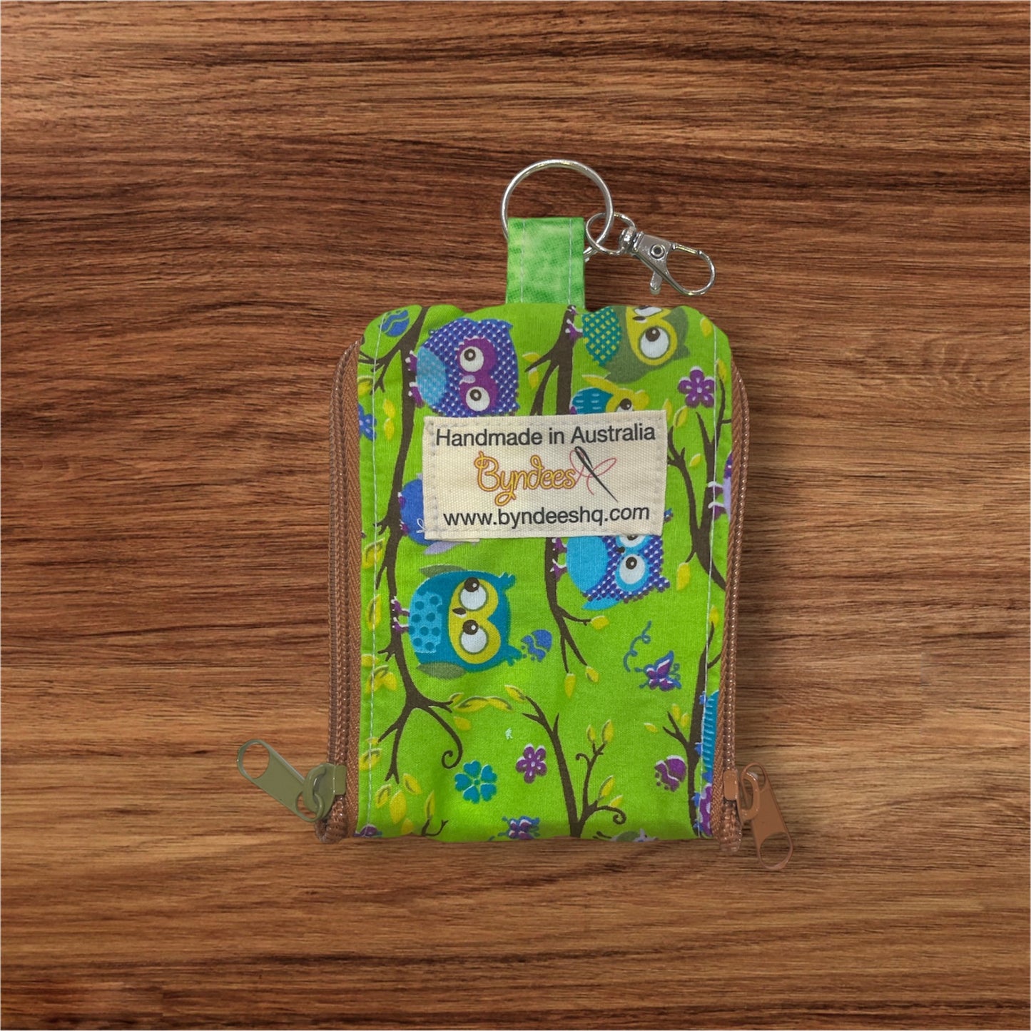 2 Pocket Zipper Keychain Purse - Collection 1