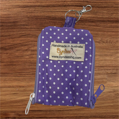 2 Pocket Zipper Keychain Purse - Collection 2