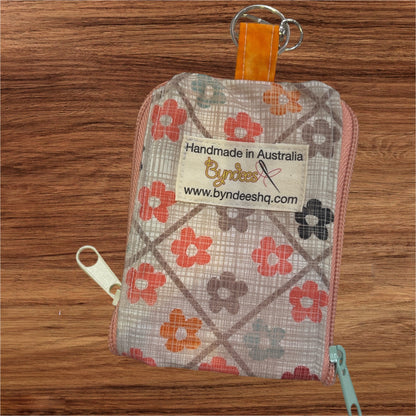 2 Pocket Zipper Keychain Purse - Collection 4