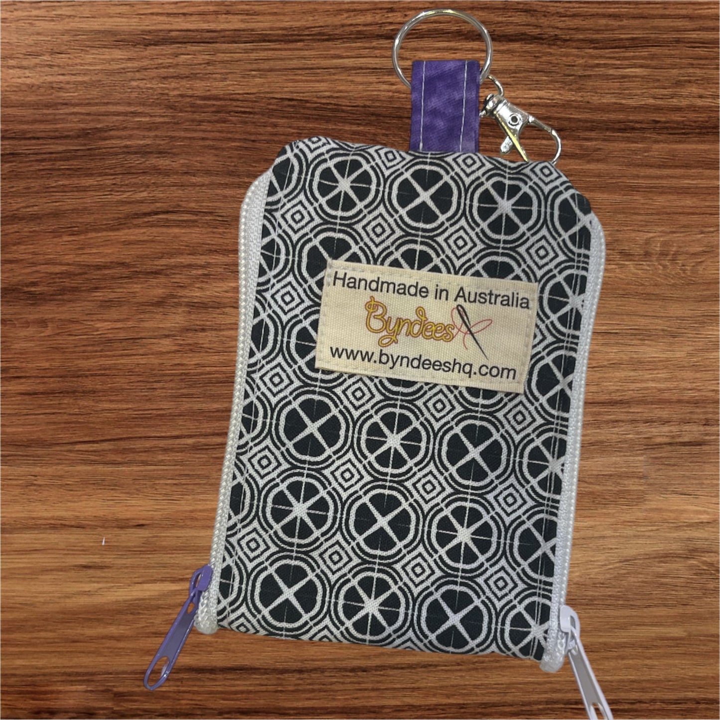 2 Pocket Zipper Keychain Purse - Collection 4