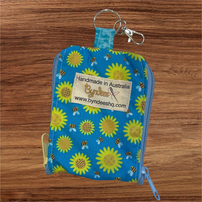 2 Pocket Zipper Keychain Purse - Collection 5