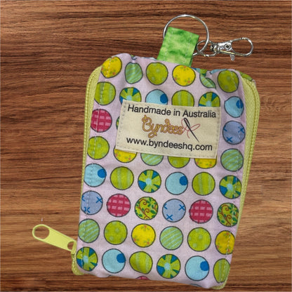 2 Pocket Zipper Keychain Purse - Collection 5