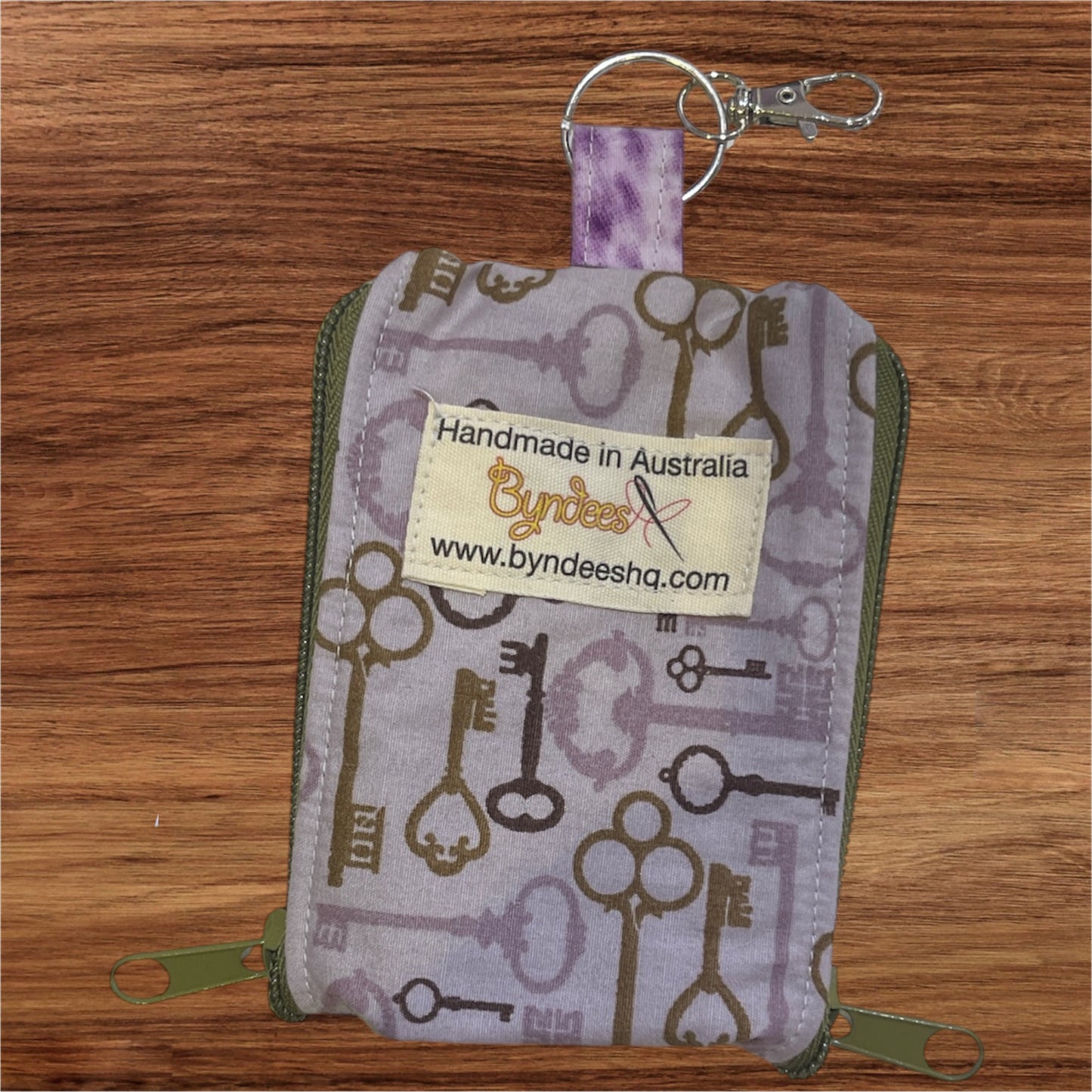 2 Pocket Zipper Keychain Purse - Collection 5