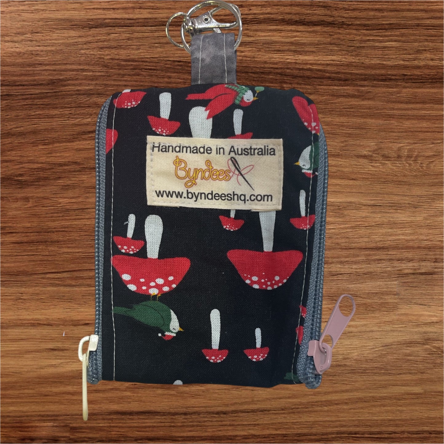 2 Pocket Zipper Keychain Purse - Collection 6