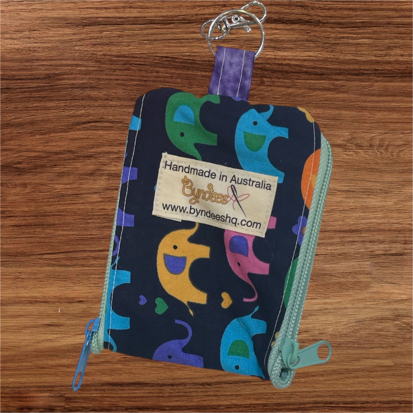 2 Pocket Zipper Keychain Purse - Collection 6
