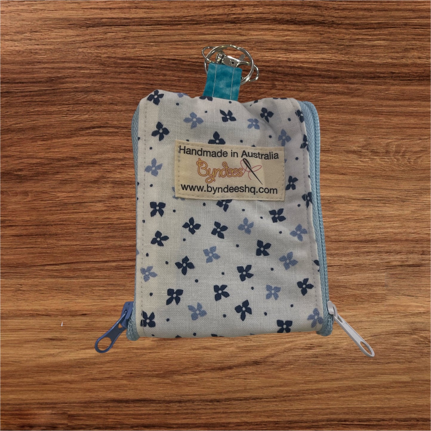 2 Pocket Zipper Keychain Purse - Collection 7