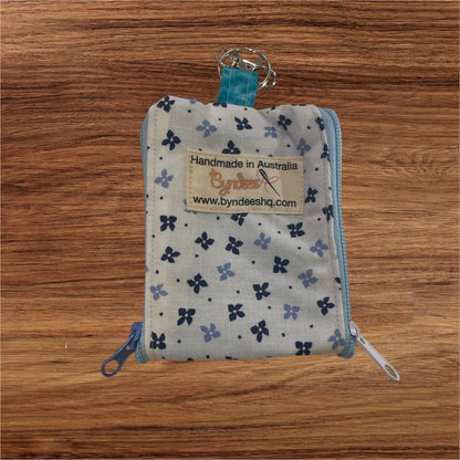 2 Pocket Zipper Keychain Purse - Collection 7