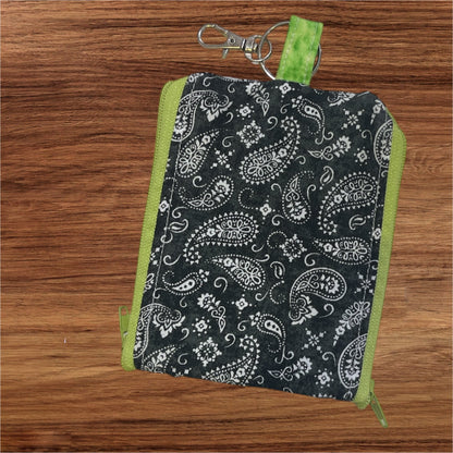 2 Pocket Zipper Keychain Purse - Collection 7
