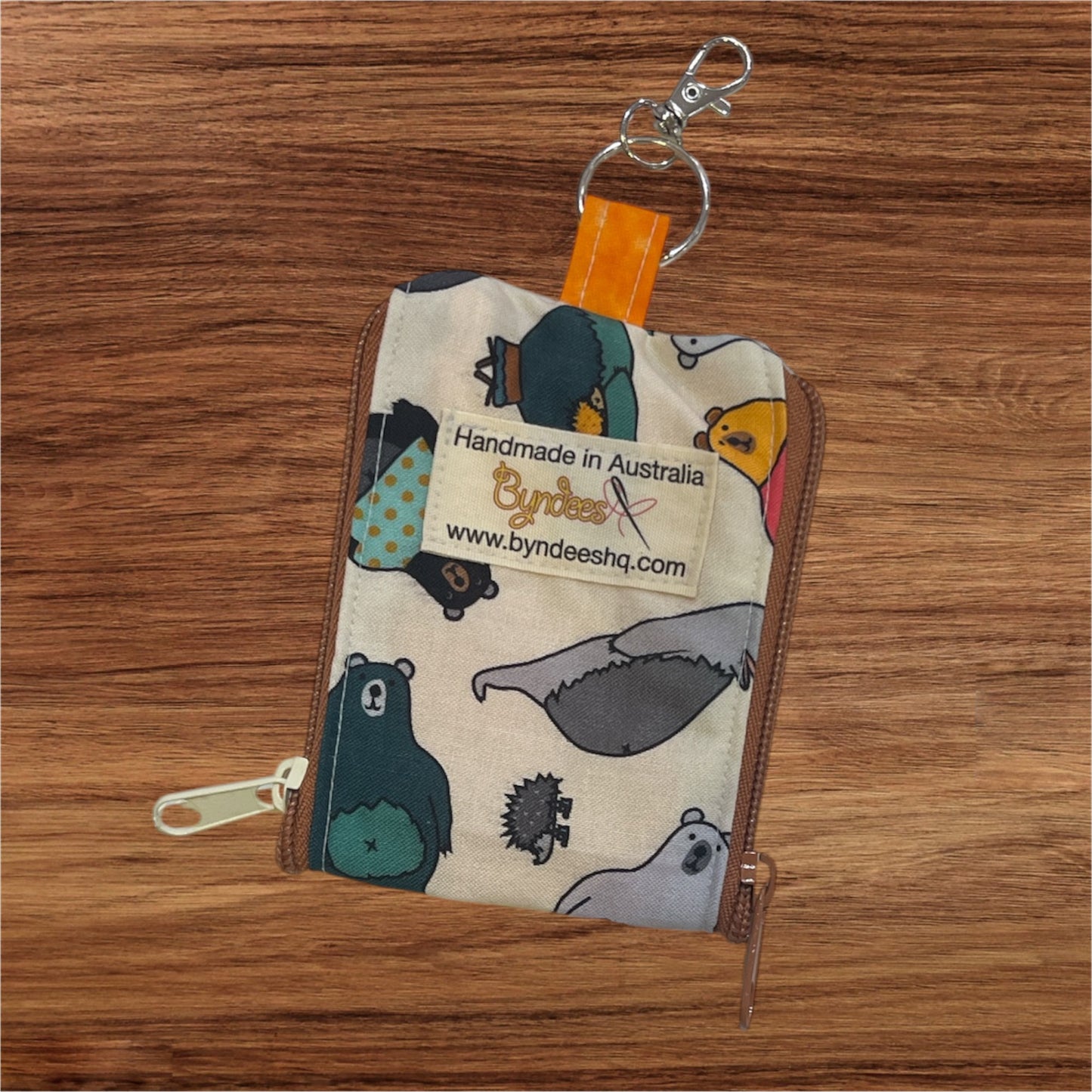 2 Pocket Zipper Keychain Purse - Collection 7