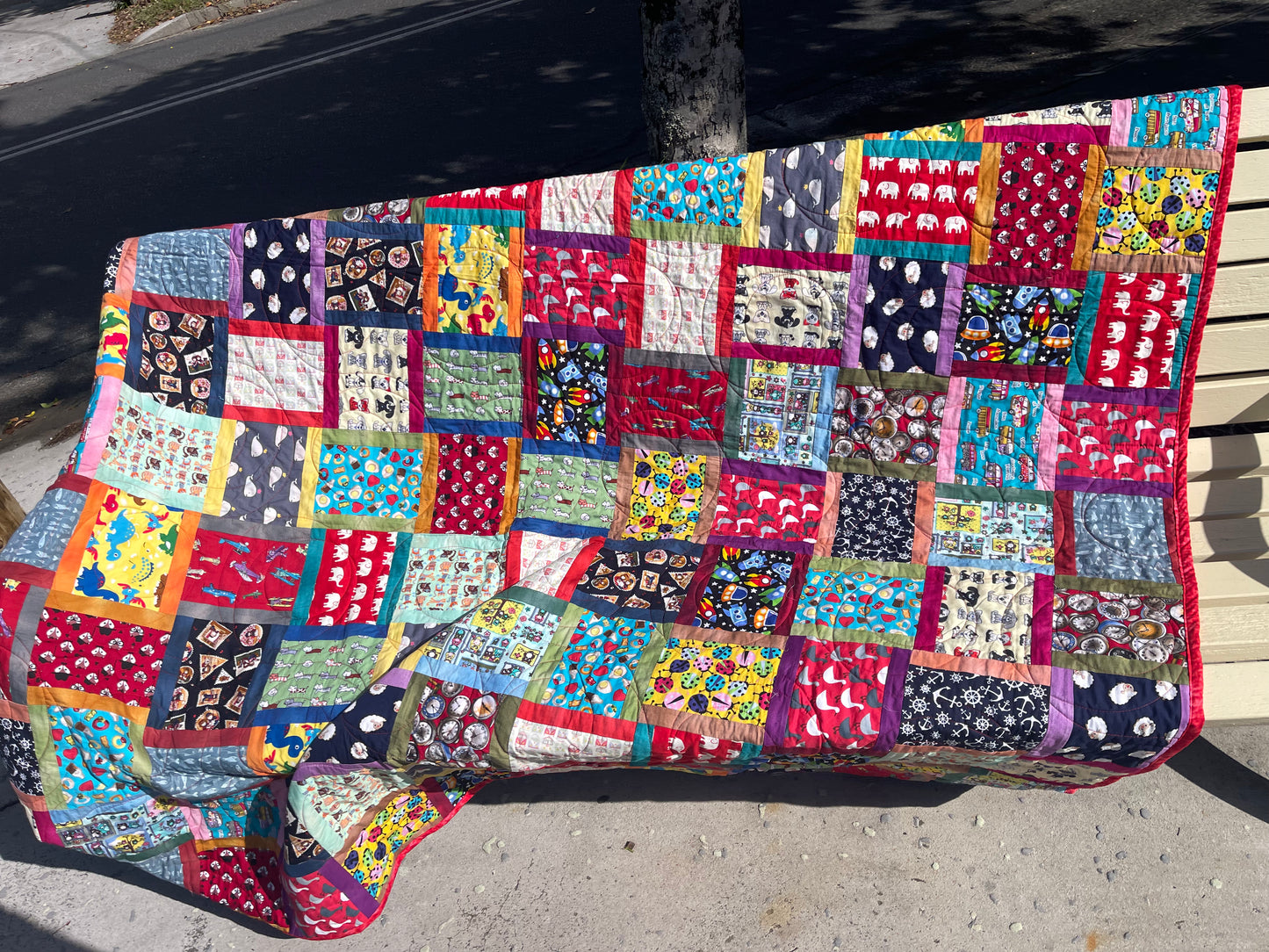 I Spy Quilt Finished Size 62" x 75" Approx