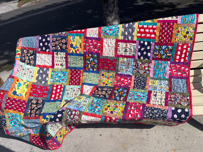 I Spy Quilt Finished Size 62" x 75" Approx