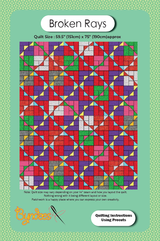 Broken Rays Quilt Pattern Download