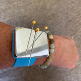 Wristband Magnetic Pincushion - Rectangle Shaped