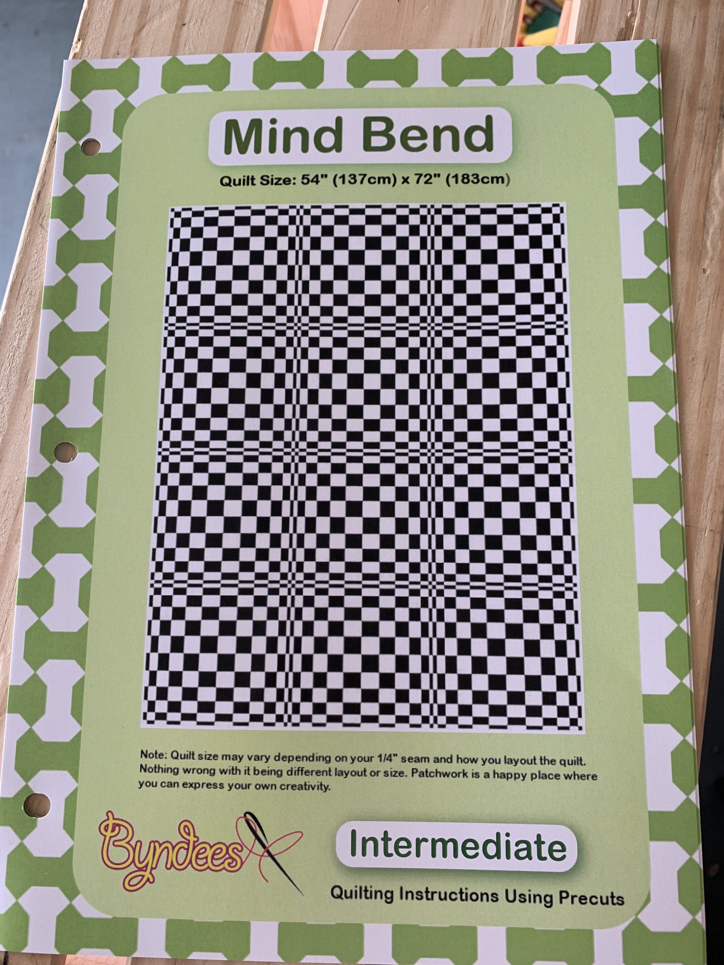 Mind Bend Pattern - Precut Kit Byndees 